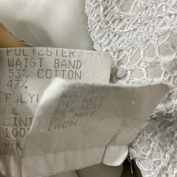 Tadashi Shoji Too White Gray Gown - Picture 12 of 13